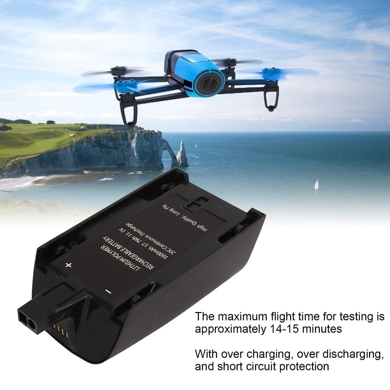 11.1V 1600mAh 20C 17.7Wh Lipo Battery for Parrot Bebop Drone