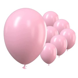 Pink Birthday Balloons 12 inch Strong Pink Latex Balloons Round Balloons For Pink Birthday Decoration Weddings Bridal Shower Romantic Decorations Party Supplies 30 pack