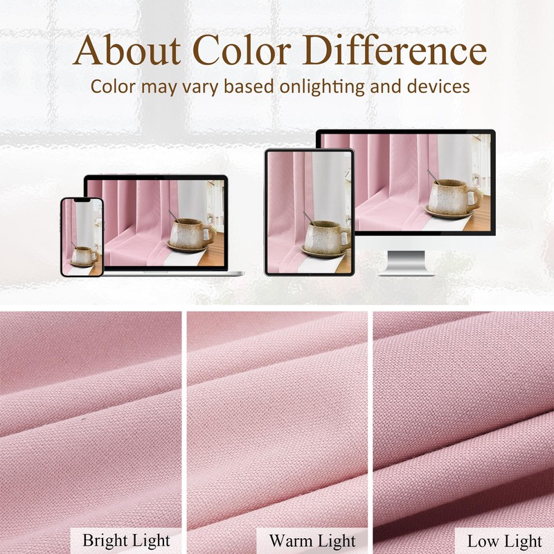 Extra Long 100% Blackout Linen Pleat Curtains 110 Inches Long