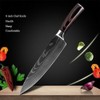 4 Pcs Kitchen Knife Set High Carbon Stainless Steel Damascus