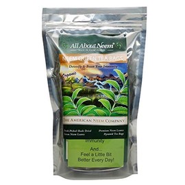 Neem Queen Tea Bags | Pyramid Tea Bags | 60 Count Wrapped for Travel | Organic Green America's Choice
