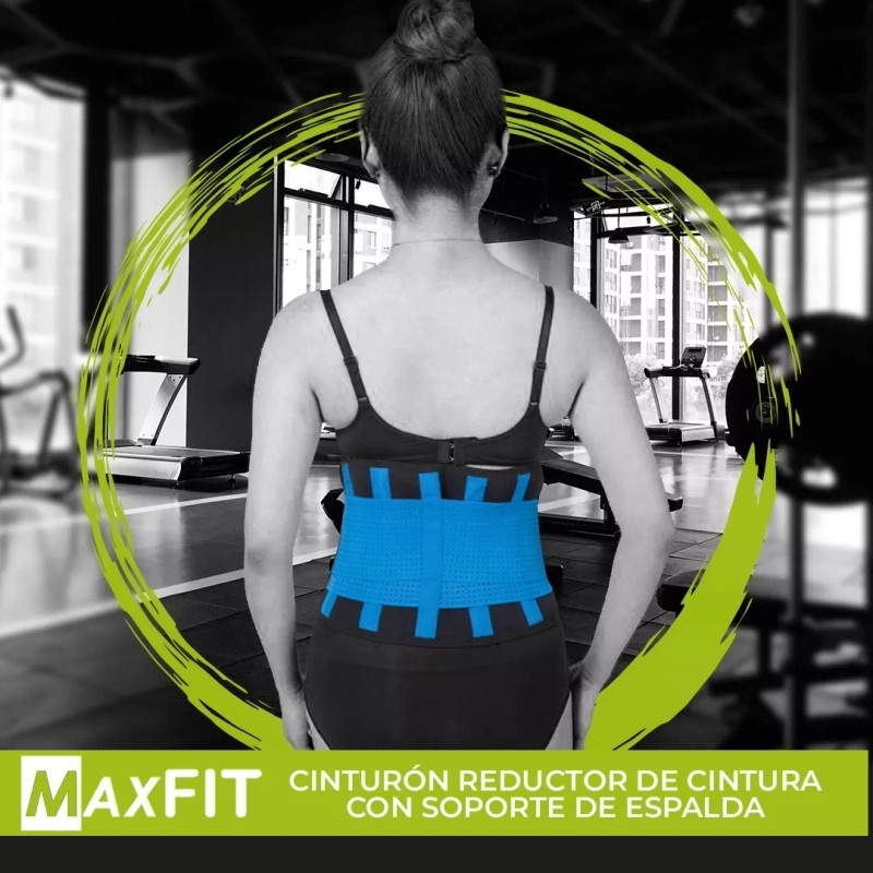 Maxfit Faja Reductora Y Moldeadora Para Gimnasia Maxfit Hz-rb002