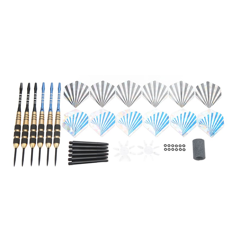 6Pcs Darts Professional Exquisite Stainless Steel Tip Darts Set with