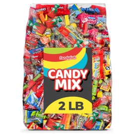 Candylish Candy Mix Variety Pack Bulk Assorted Individually Wrapped Big Bag of Candy for Piñata Stuffers, Goodie Bags, Birthday Parties, Kids’ Treats & Party Favors 2 lbs