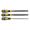 Meprotal 3pcs 8-inch Metal File Set - Hardened Steel Includes
