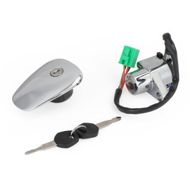 Artudatech Motorcycle Ignition Switch Fuel Gas Cap Keys Fits for Suzuki VS1400 Boulevard S83 2005-2009, for Suzuki VS400 VS600 VS700 VS750 VS800 VS1400