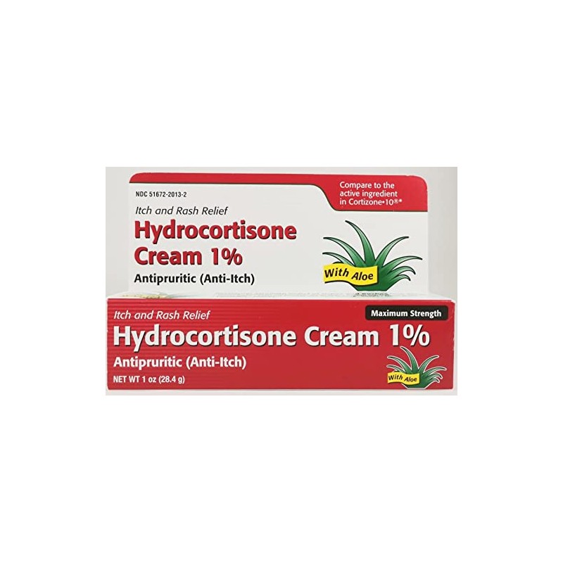 Hydrocortisone 1 % Maximum Strength Anti-Itch Cream With Aloe Vera