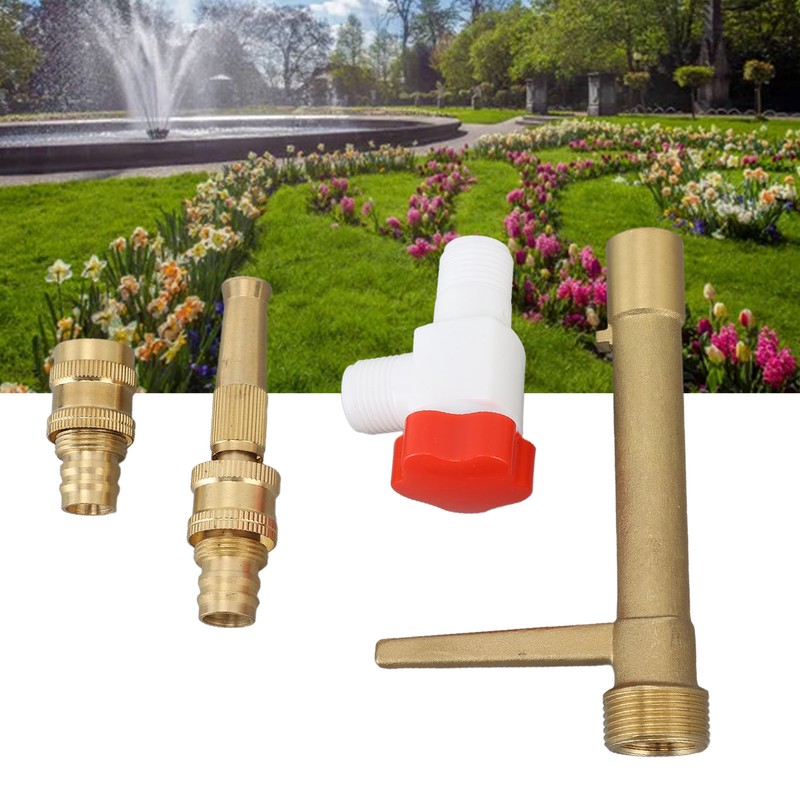 G3/4 Brass Quick Water Intake Valve Key Brass Quick Coupler