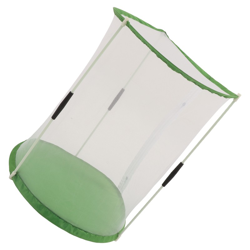 Cylindrical Butterfly and Insect Observation Cage Transparent Mesh Habitat Cage