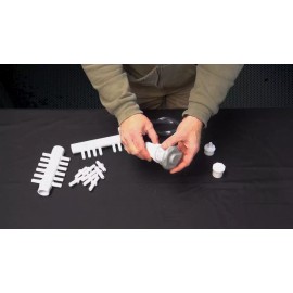 American Spa Parts Air Manifold 12 & Control Valve Kit Gray 1" Spa Hot Tub Universal