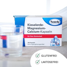 Astrid Twardy Kieselerde-Magnesium-Calcium Kapseln – Unterstützt Knochen, Muskeln und Bindegewebe - 3x160 Kapseln