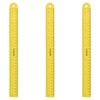 Westcott ‎16264 Magnetic Flexible Rulers, 12 Inch, Yellow (3 Pack)
