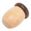 Acorn Shaped Toothpick Container 8cm Height Rounded Structure Eco Friendly