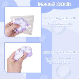 4PCS Squishy Fidget Toys, Ultra-Soft Squishy Stress Relief Toys, Squeeze Toys, Perfect for Stress and Anxiety Relaxing Toy, Birthday Gift (4PCS Cat Paws)