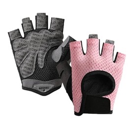 Faxianther Men Women Breathable Mesh Cycling Gloves Non-Slip Lightweight Driving Skating Skateboard Half Finger Gloves Sports Mitts for Riding Mountain Bike Motorcycle Climbing Running Workout