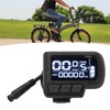EN06 LCD Bike Display Meter Speedmeter with Light Connector 6pin