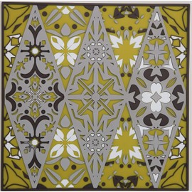 Mosaicana Silicone Trivets for hot dishes – 1 Pack, 7” Silicone Trivets for Hot pots and Pans Easy to wash 400F Heat Resistant Lightweight silicone trivet mat Also work as silicone coasters for drinks