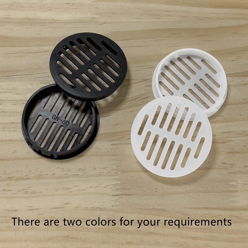 12 PCS Plastic Snap-On Mesh Air Vent Covers for Bathroom,