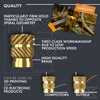 ruthex M6 Threaded Inserts - 25 Pieces RX-M6x12.7 Brass Heat