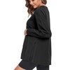 Ecavus Women's Casual Maternity Shirts Long Sleeve Soft and Comfy