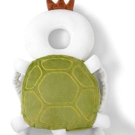 BabyBond Baby Head Protector Pad - Adjustable Safety Cushion Backpack for Infants & Toddlers, Head Protection for Learning to Walk - Color: Little Turtle
