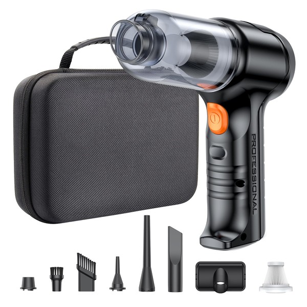 SEALIGHT Mini Car Vacuum Wireless, 13000pa High Power Suction Car