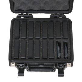 Case Club Case Fits 16 Seagate STGX Model Hard Drive in a Hard-Shell Case, Protective, Pressure Valve, Folding Handle, Waterproof, Crushproof Case