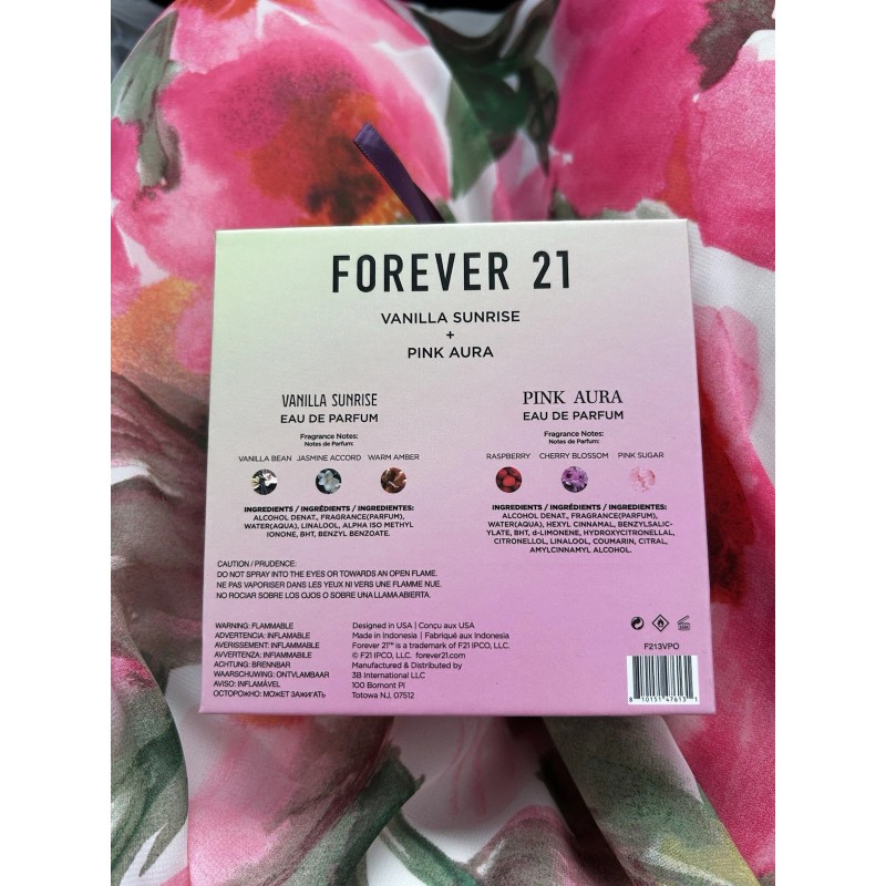 FOREVER 21 Set 2 Piece Vanilla Sunrise ~ Pink Aura