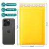 Levex - #000 4" x 8" [10 Pack) Kraft Bubble