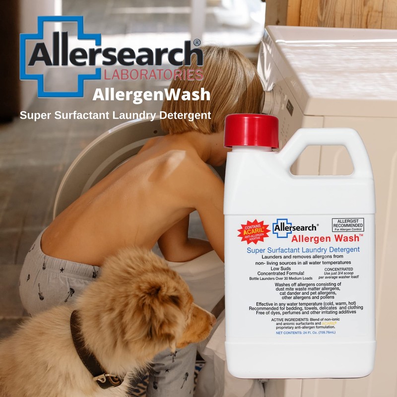 Allergen Wash Laundry Detergent 128 oz.
