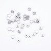 AOEDEJ Stainless Steel Earring Backs Silver Flat Backs for Earrings