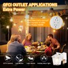 Ehaho Porch Lights with Outlet, Dusk to Dawn Outdoor Light