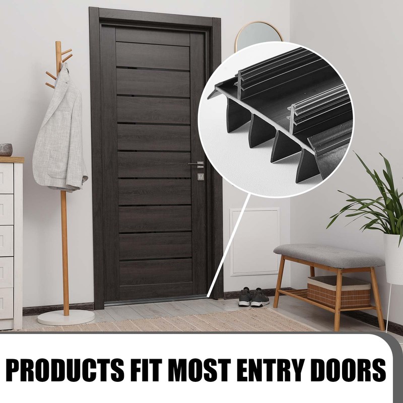 Pushglossy Replacement Door Bottom with Vinyl Fins 36" Long 1