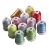 Simthread Multi Colours Polyester Machine Embroidery Thread - 1,000 Metres