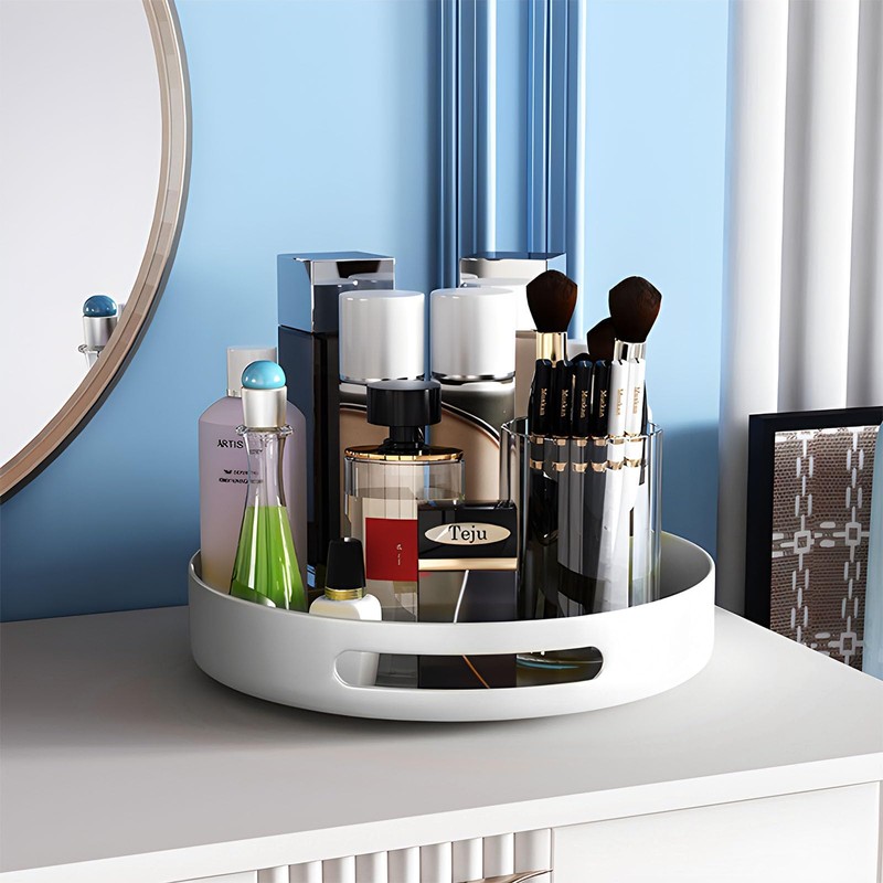 360° Rotating Spice Rack Space Saving Steel Rotating Container for
