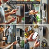 RESET-104 Bluetooth Smart Key Lock Box, 6-Digit, Wall-Mounted, Outdoor Key