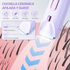 Edecor Depiladora Eléctrica Rasuradora Mujer Doble Cabezal