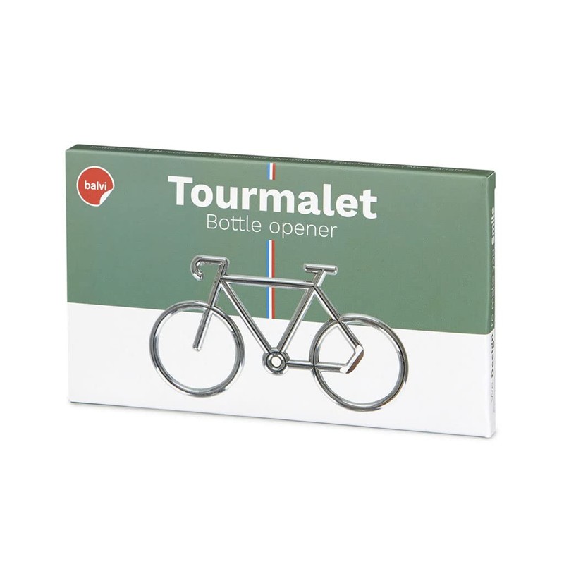 Balvi Tourmalet Bottle Opener Silver in the Shape of a