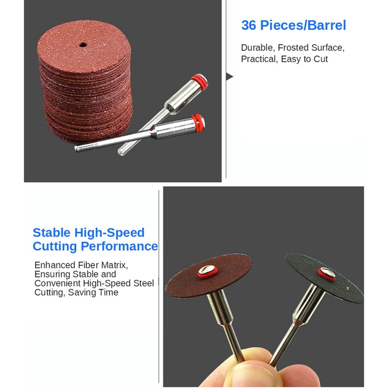 36Pcs Resin Circular Saw Blades, Mini Cutting Disc Cut‑Off Wheel