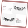 IWOWHERO Realistic Wispy Lashes 10 Pairs False Lash Extensions Natural