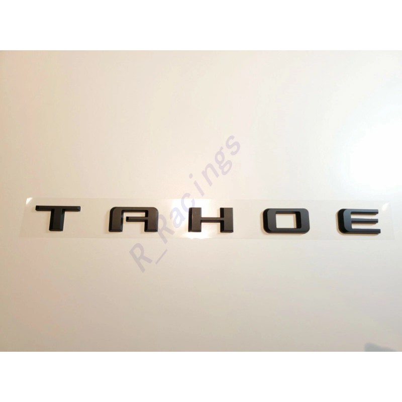 GM Auto 3PCS KIT Matte Black Rear Tahoe Duramax Chrome