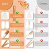Large Silicone Kitchen Utensils Set, 6 PCS Nonstick Cooking Utensils