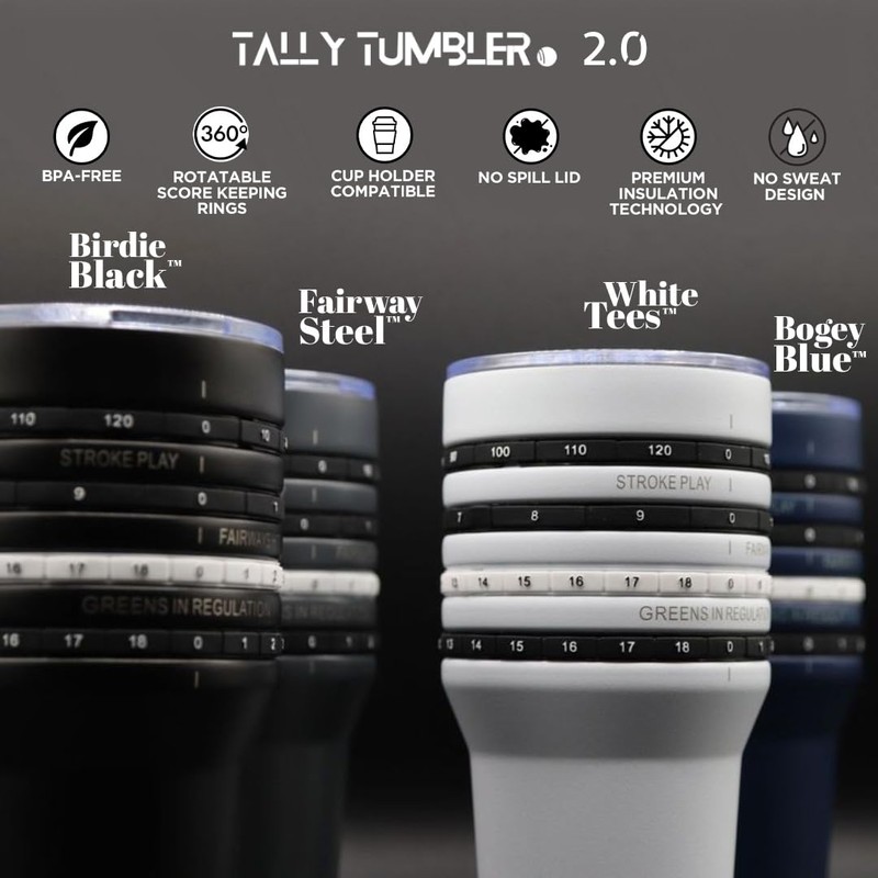 Tally Tumbler Golf (Fairway Steel)