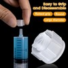 DC,CLISENCE 50 Pcs Syringe Tip Caps, Easy Dispensing Syringes Cap