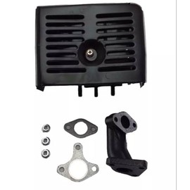 Eopzol 18310-ZE2-W61 Muffler with Gasket Replacement for Honda 11HP GX340 13HP GX390 Engines