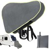 Drawbar Cover Caravan, Universal Drawbar Protective Cover, Adjustable Strap Buckles,
