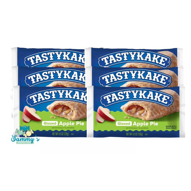 Tastykake Glazed Apple Pies 6 Pies