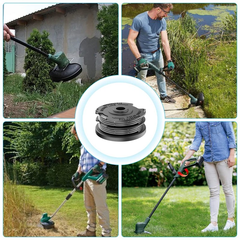 MOECSHSY Strimmer Spool for Bosch, Strimmer Wire, Trimmer Spool Line