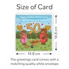 Hunts England - Auntie And Uncle 50th Anniversary Card -