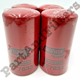 Baldwin BF7633 Baldwin Fuel Filter Compatible With Caterpillar 1R0750 (Pack of 4)